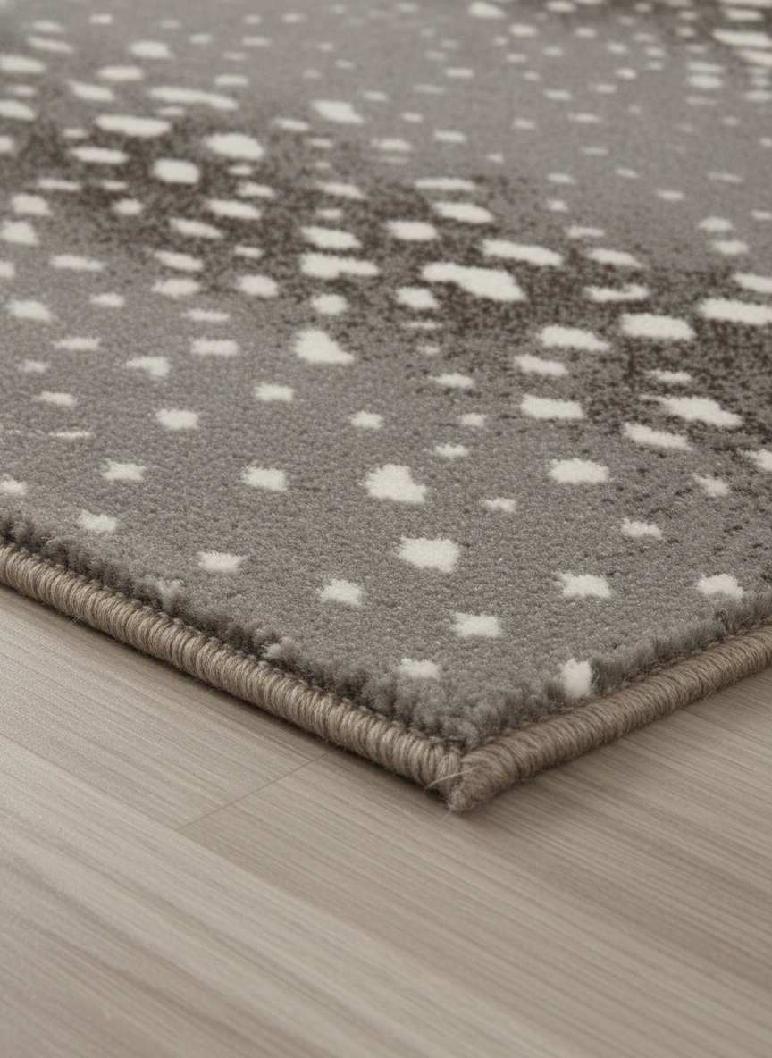 Serged edge detail — finished in our workroom