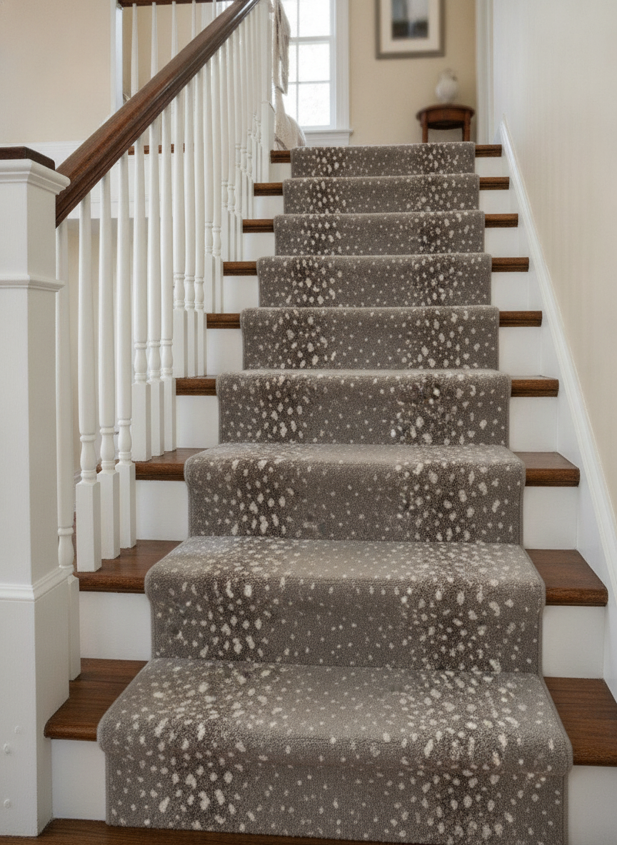Antelope Ivory as a stair runner